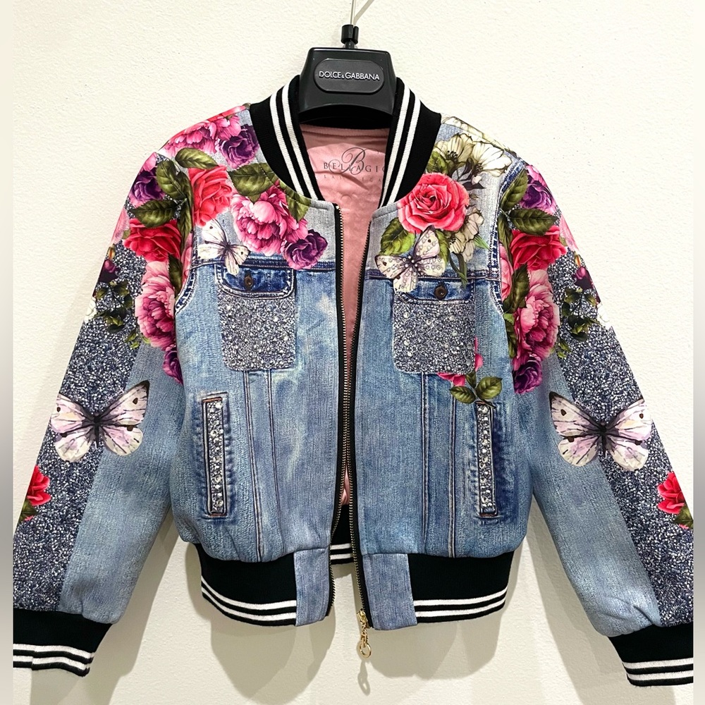 Designer jacket exclusive for Bellagio Las Vegas. Swarovski crystals ✨.
